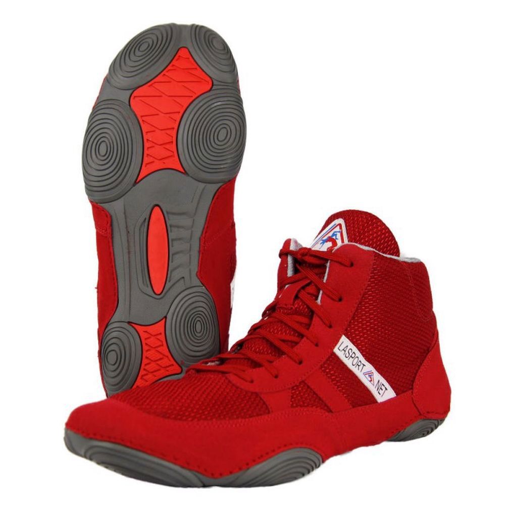 La Sport Wrestling Shoes - Red