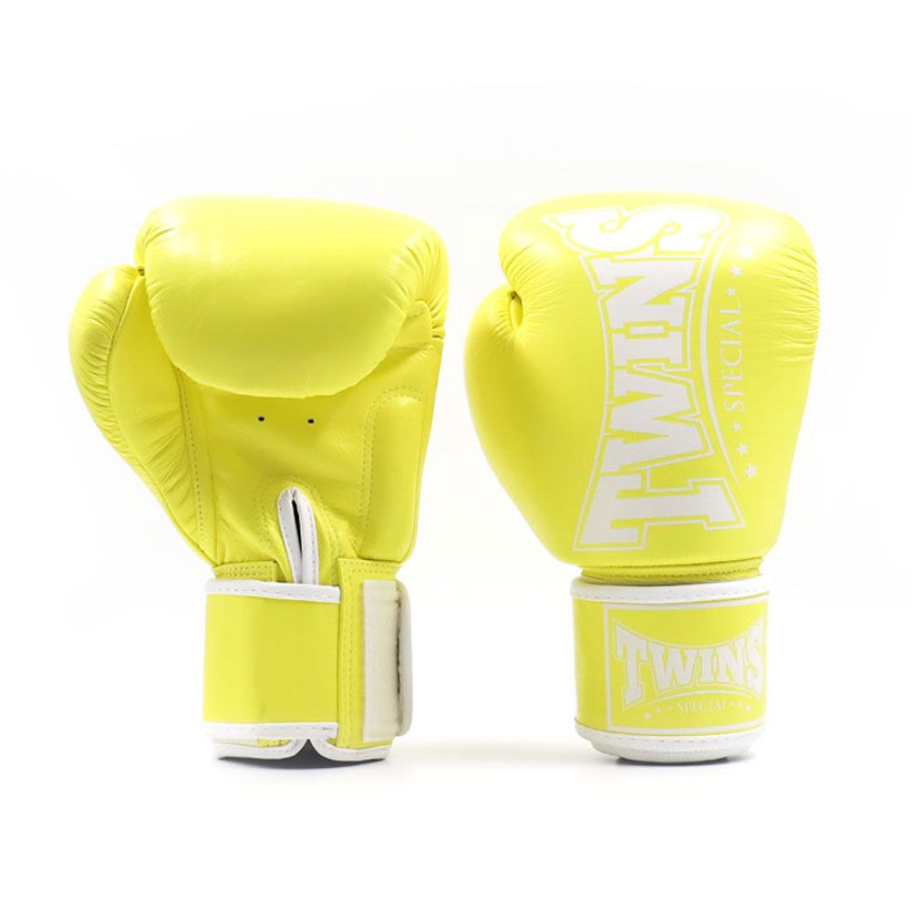 Twins BGVL 3 Thai Boxing Gloves Lemon