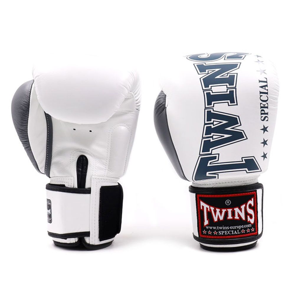 Twins BGVL 8 Thai Boxing Gloves White/Grey