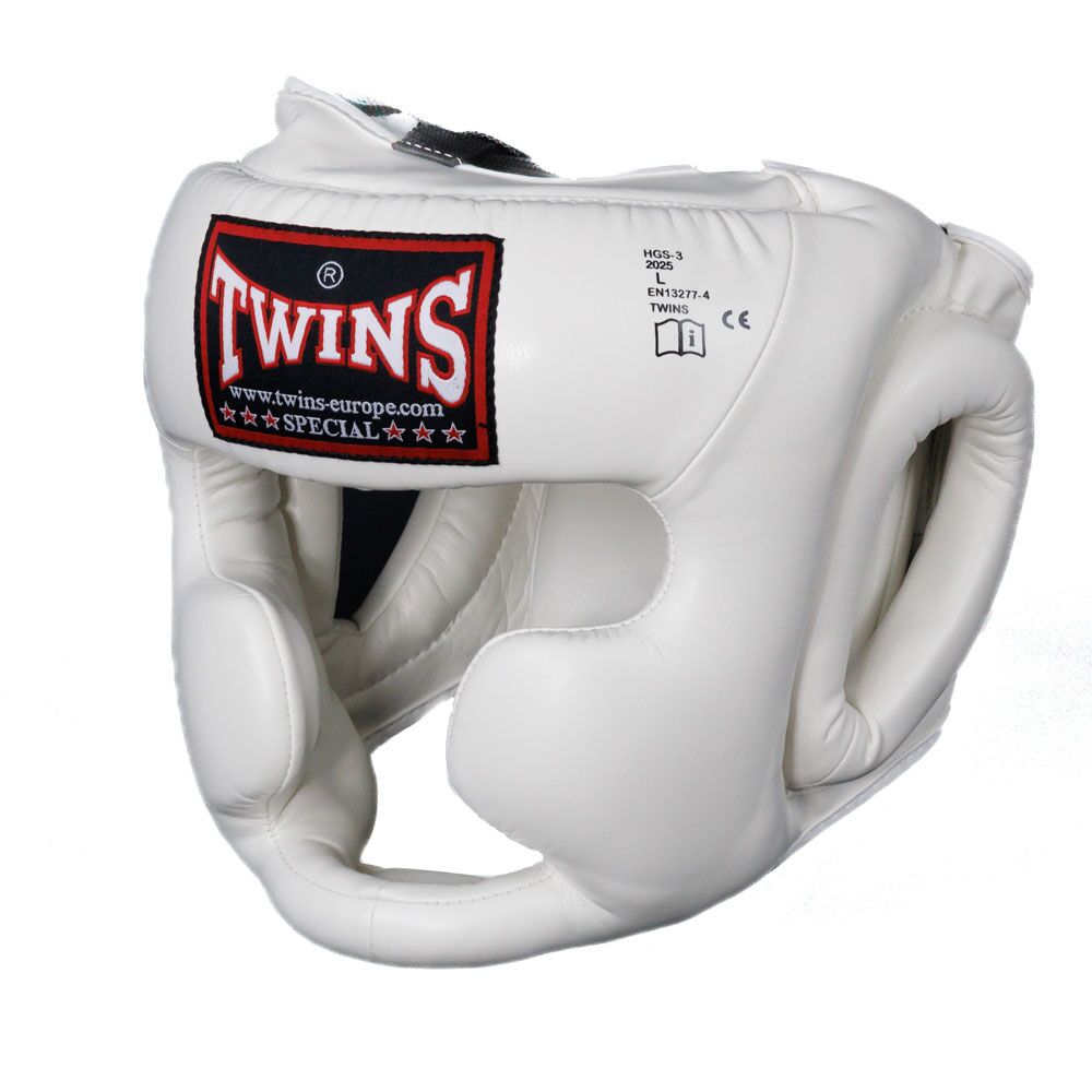 Twins White Sparring Headguard - HGS-3