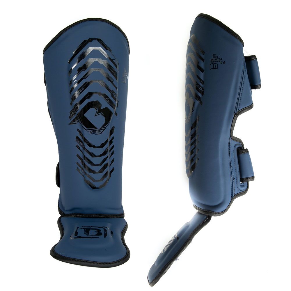 Booster Kids Elite 4 Shinguards Navy