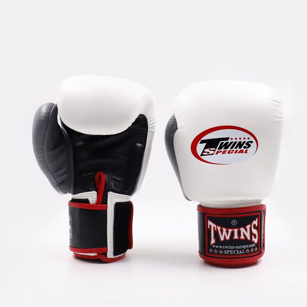 Twins BGVL4 Muay Thai Gloves Black/White/Grey