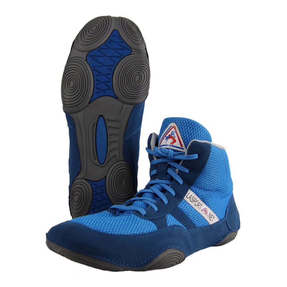 La Sport Wrestling Shoes Blue